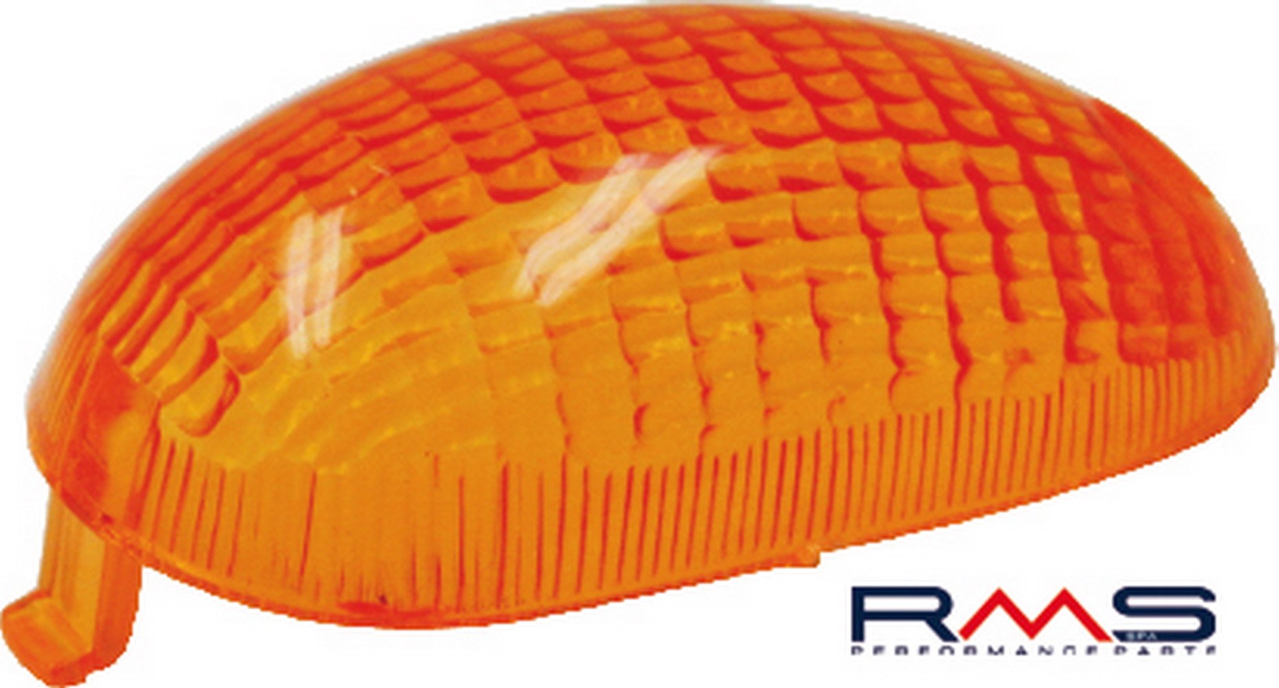 Obrázek produktu Sklo blinkru - pravé přední RMS 246470070 oranžová Homologace