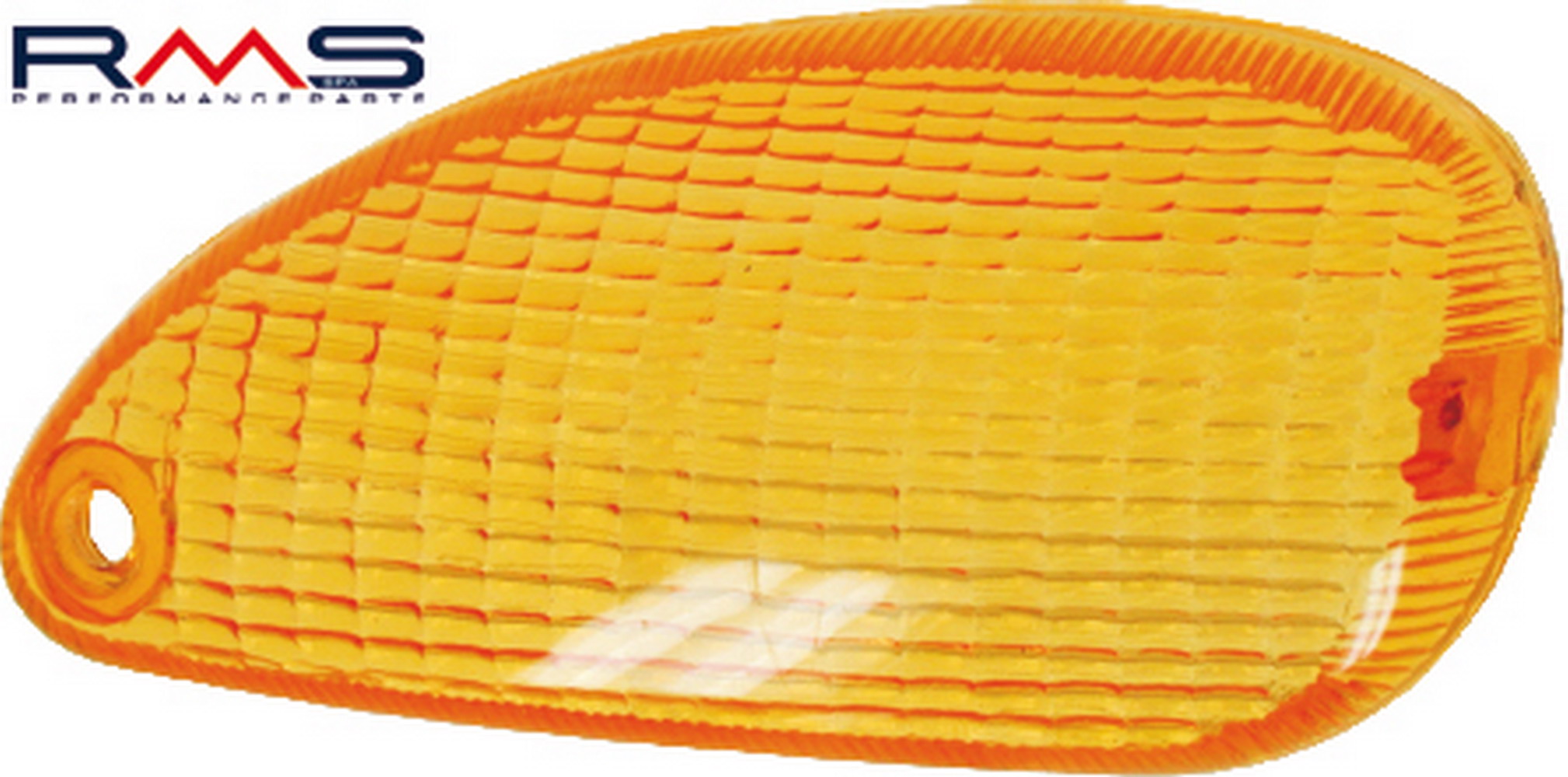 Obrázek produktu Sklo blinkru - levé zadní RMS 246470080 oranžová Homologace