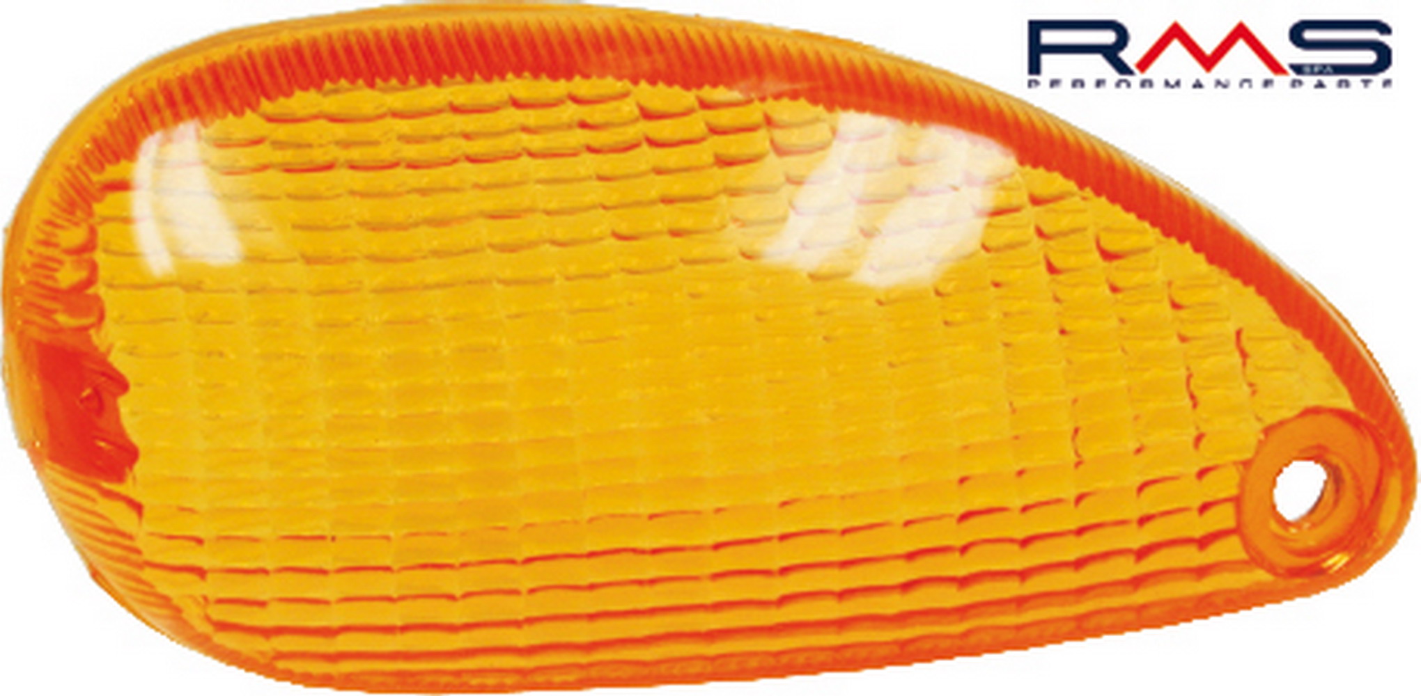 Obrázek produktu Sklo blinkru - pravé zadní RMS 246470090 oranžová Homologace