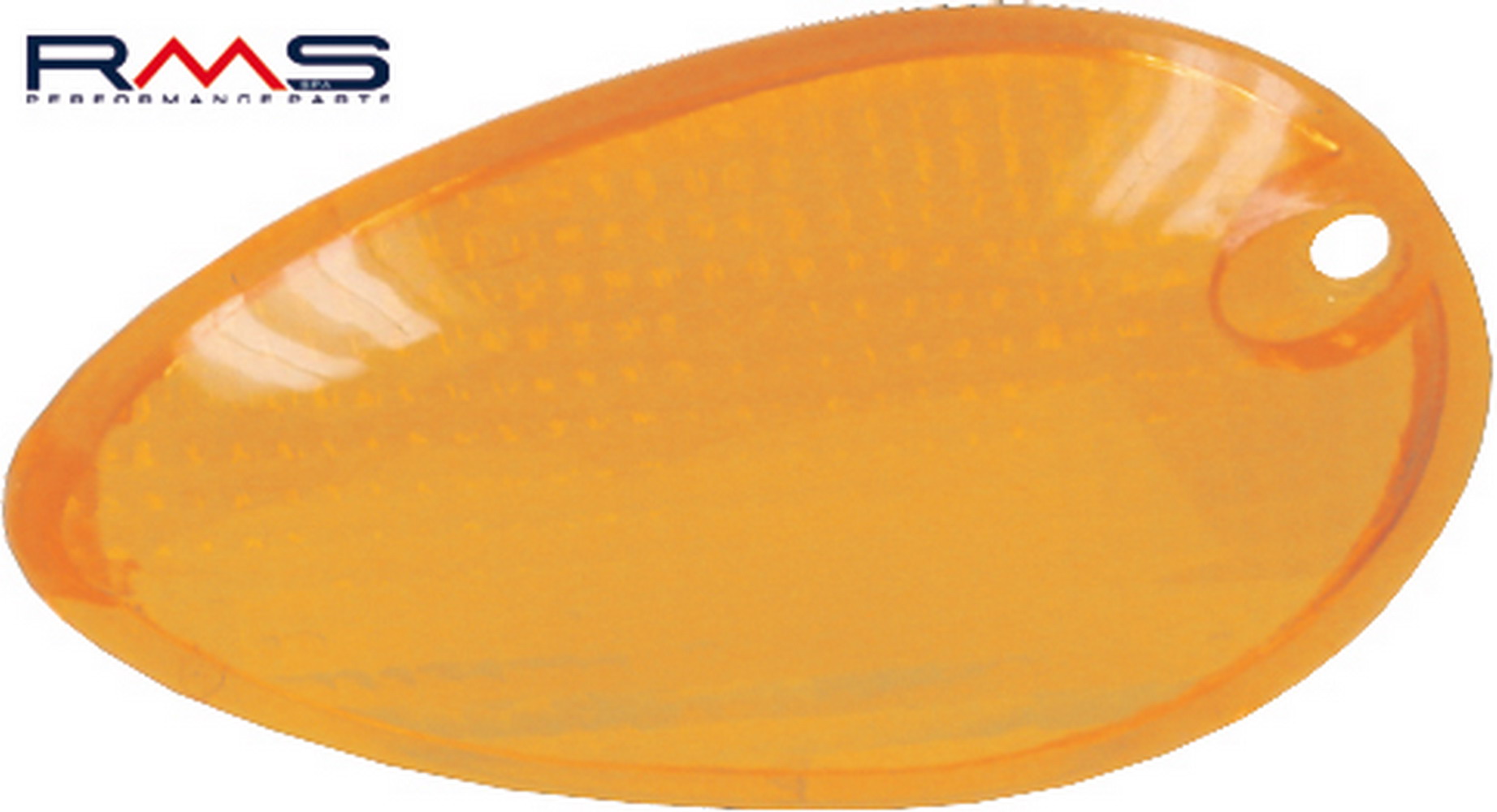 Obrázek produktu Sklo blinkru - levé přední RMS 246470100 oranžová