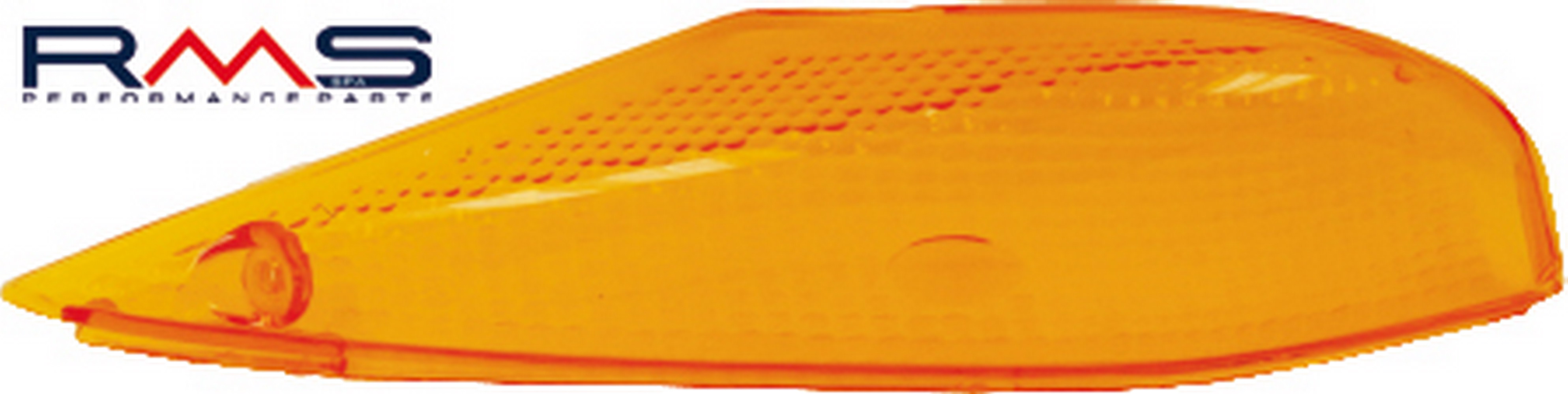 Obrázek produktu Sklo blinkru - pravé přední RMS 246470220 oranžová Homologace