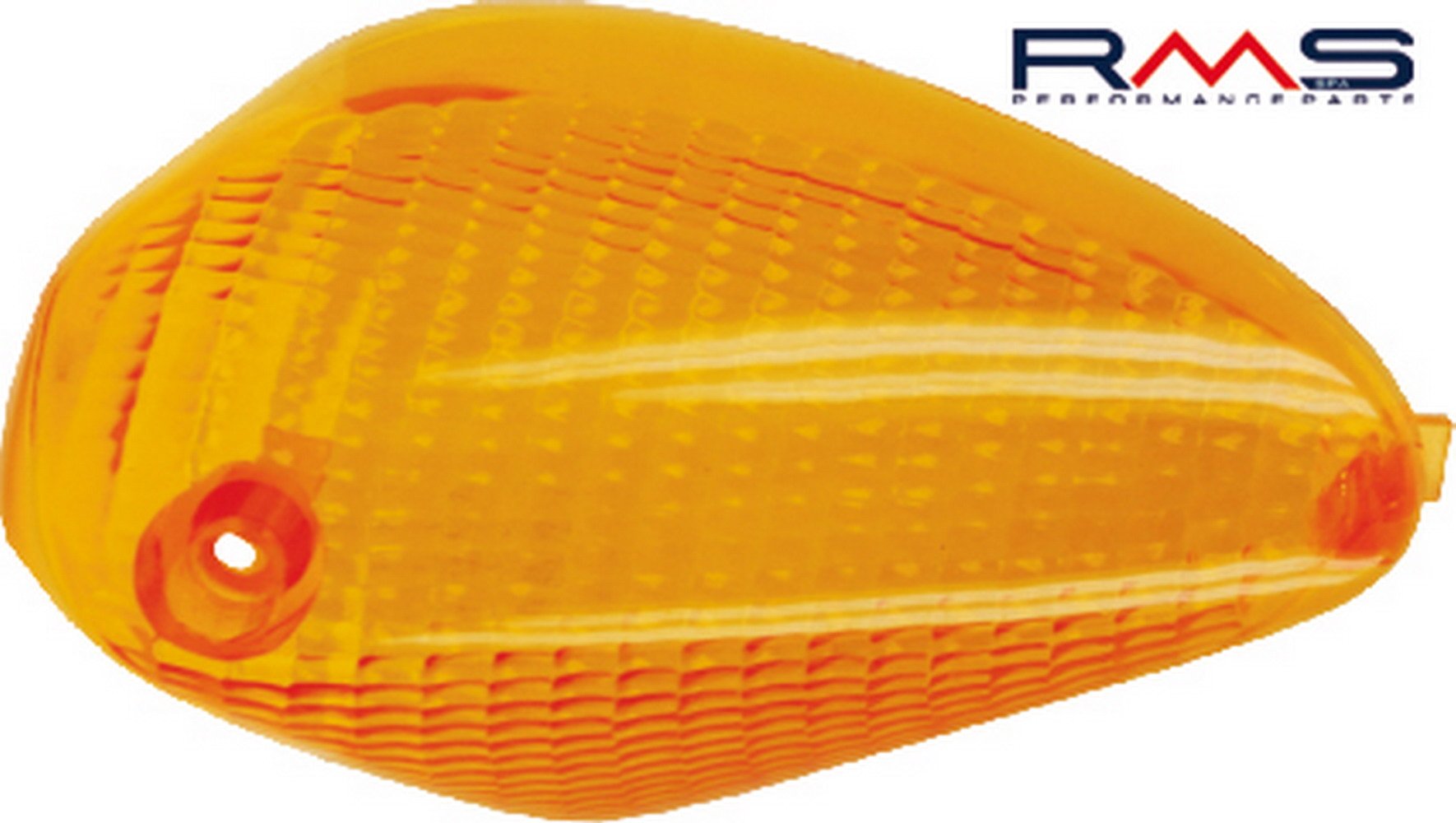 Obrázek produktu Sklo blinkru - pravé přední RMS 246470300 oranžová Homologace