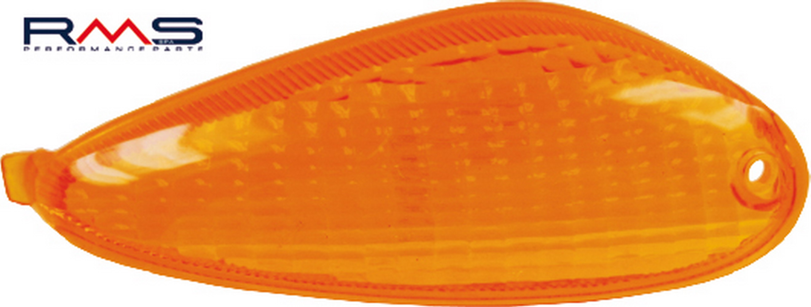 Obrázek produktu Sklo blinkru - levé zadní RMS 246470310 oranžová Homologace