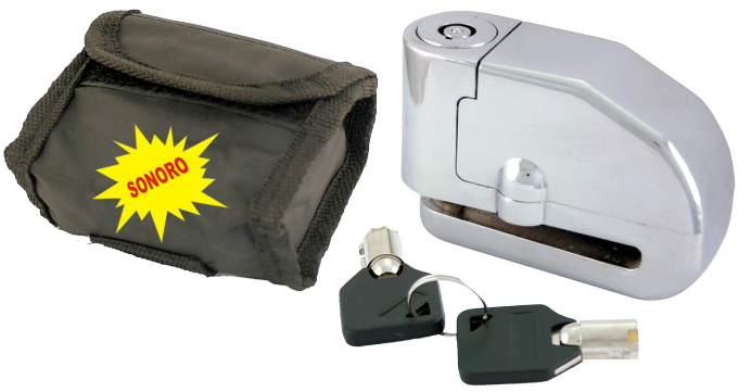 Obrázek produktu Zámek na kotouč RMS 288000650 d6mm s alarmem a taškou 288000650