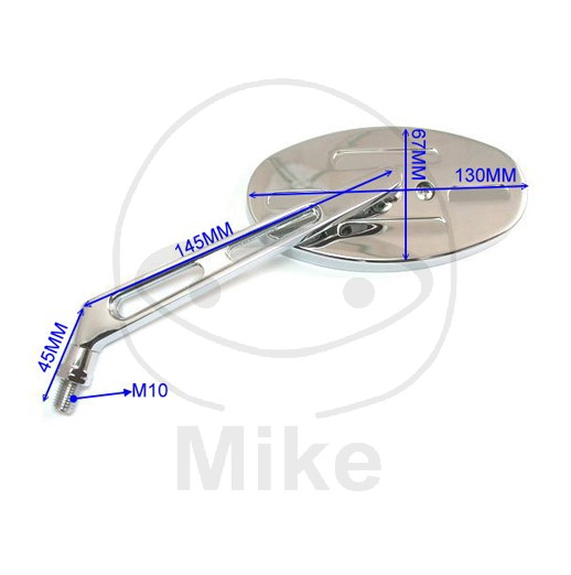 Obrázek produktu Zpětné zrcátko JMT ZR 1030 chrom pravý