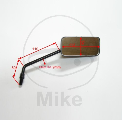 Obrázek produktu Zpětné zrcátko JMT ZR 4075 černá pravý