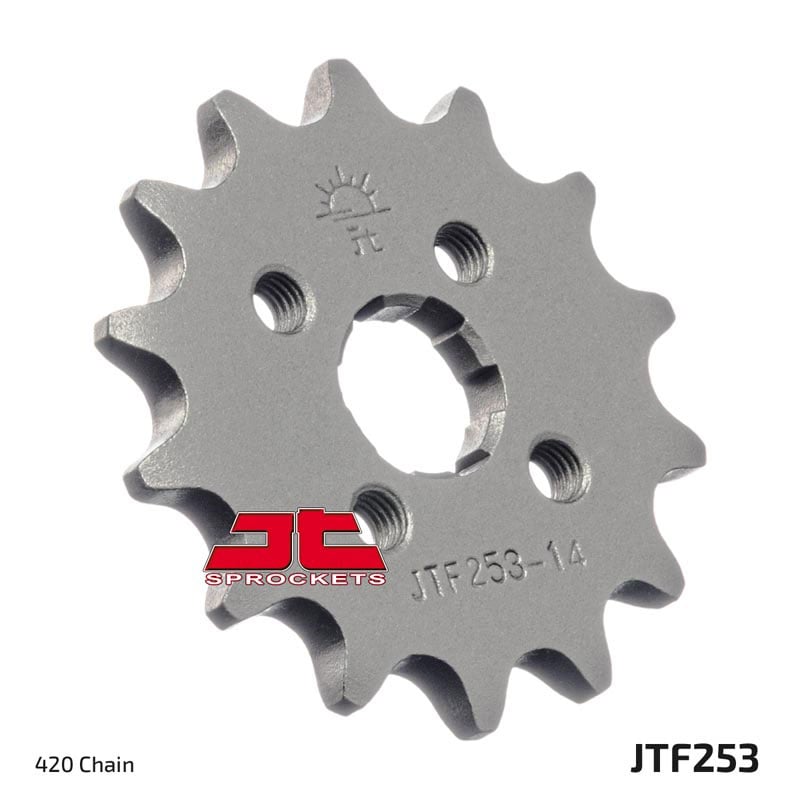 Obrázek produktu řetězové kolečko pro sekundární řetězy typu 420, JT - Anglie (15 zubů) JTF253.15