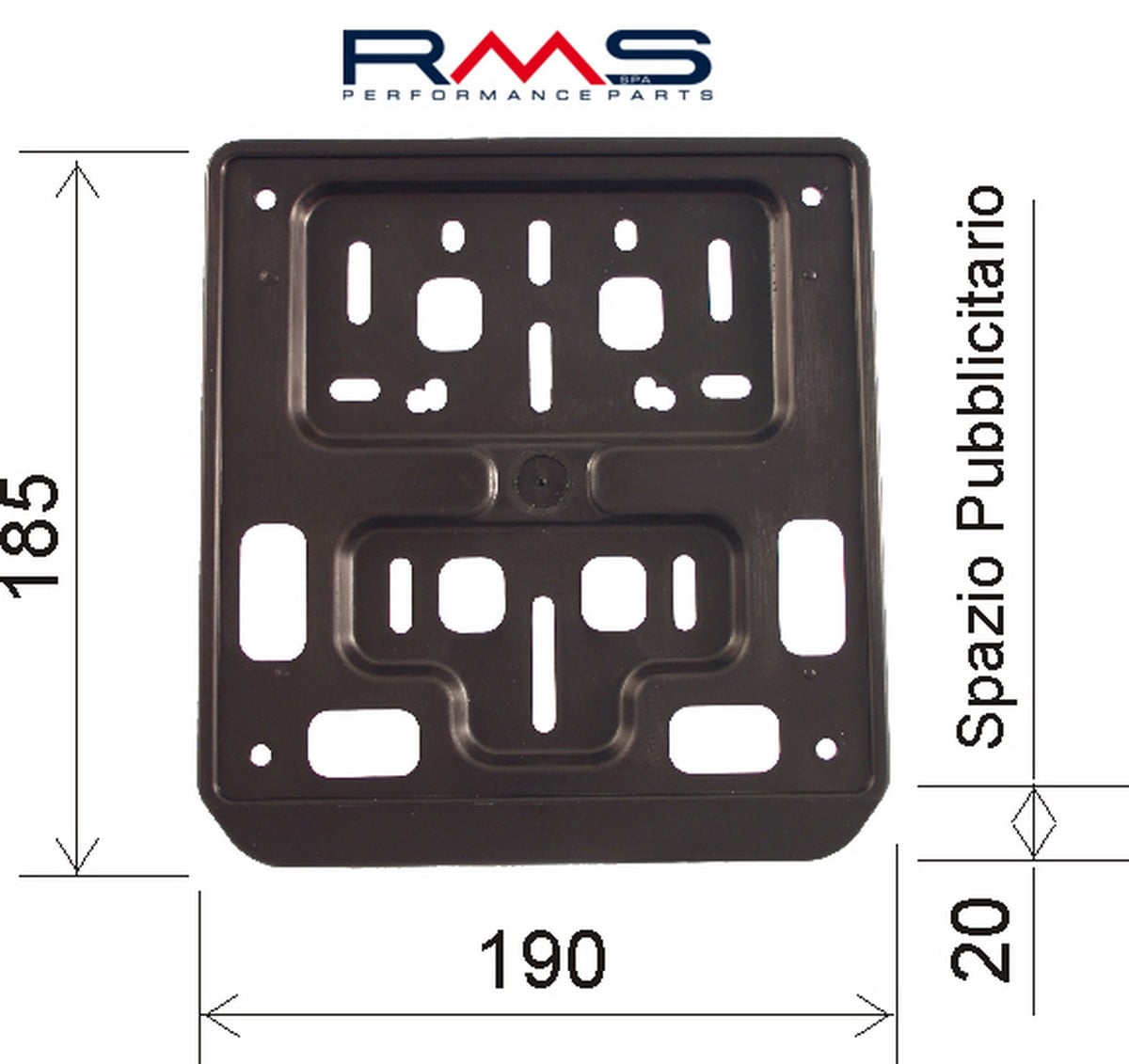 Obrázek produktu Destička k nýtovačce a děličce RMS 142700010 pro motorky a skútry 142700010
