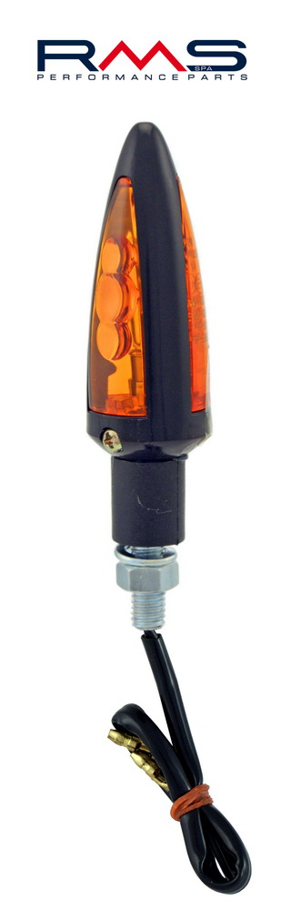 Obrázek produktu Blinkr RMS 246480280 černý vzhled, oranžové sklo Homologace 246480280