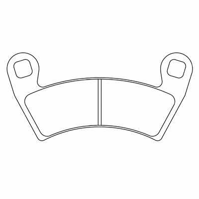 Obrázek produktu Brzdové destičky CL BRAKES ATV ze slinutého kovu - 1229ATV1 1229ATV1