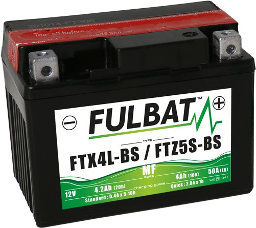 Obrázek produktu Bezúdržbová motocyklová baterie FULBAT FTX4L-BS (YTX4L-BS)