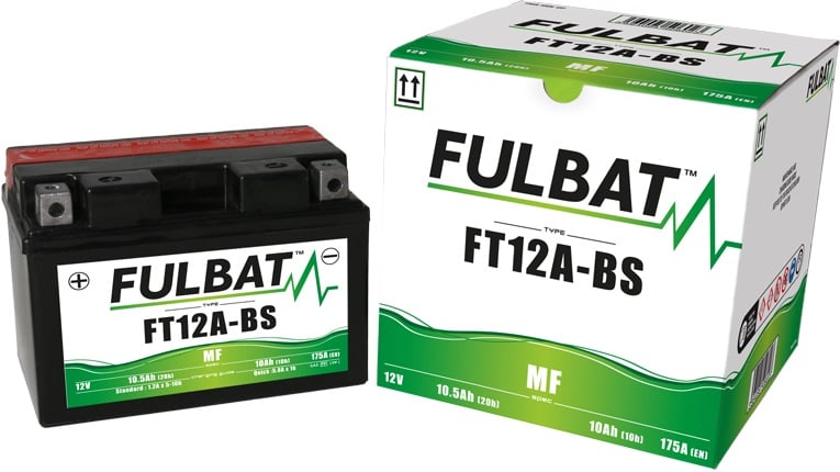 Obrázek produktu Bezúdržbová motocyklová baterie FULBAT FT12A-BS (YT12A-BS)