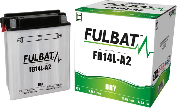 Obrázek produktu Konvenční motocyklová baterie FULBAT FB14L-A2  (YB14L-A2) Včetně balení kyseliny