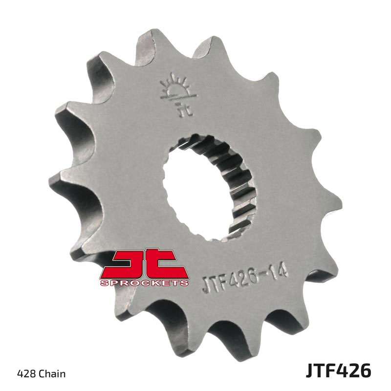 Obrázek produktu řetězové kolečko pro sekundární řetězy typu 428, JT - Anglie (14 zubů) JTF426.14
