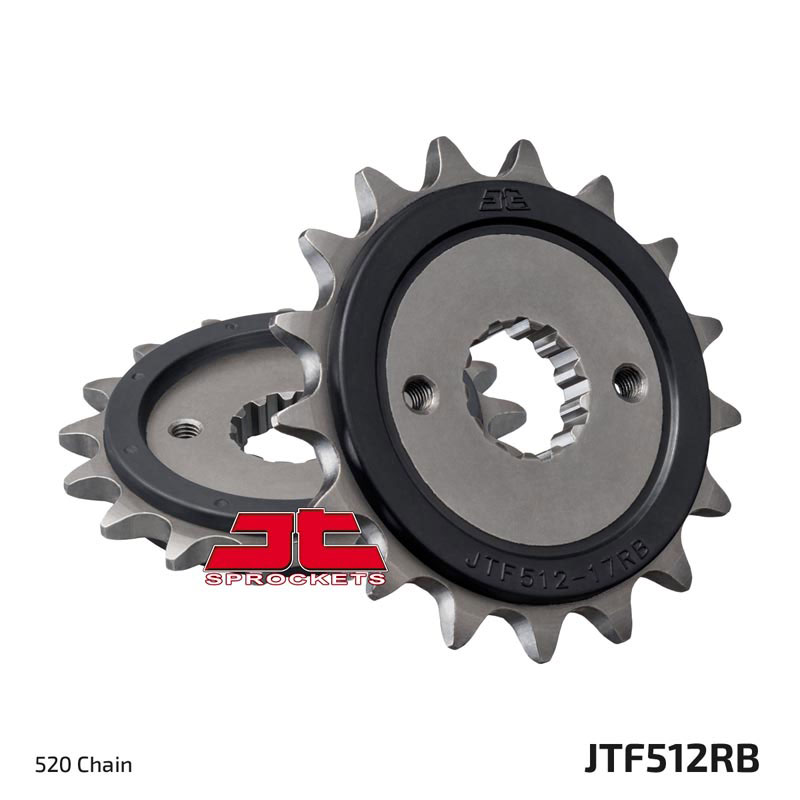 Obrázek produktu Řetězové kolečko JT JTF 512-15RB 15 zubů, 520 pogumované JTF512.15RB