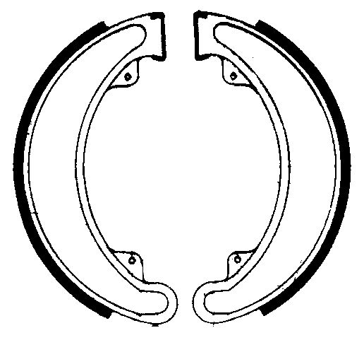 Obrázek produktu Brzdové čelisti FERODO 225129042 225129042