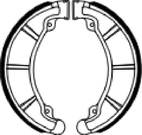 Obrázek produktu Brzdové čelisti FERODO 225129251 225129251