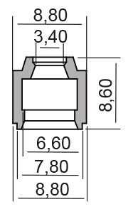 Obrázek produktu Gufero RMS 100669270 valve stem