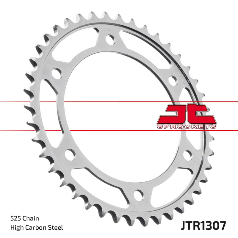 Obrázek produktu ocelová rozeta pro sekundární řetězy typu 525, JT - Anglie (42 zubů)