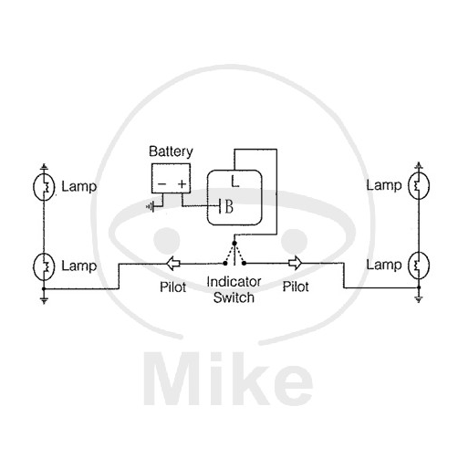 Obrázek produktu Přerušovač blinkrů JMP elektronický 12V 2pólový