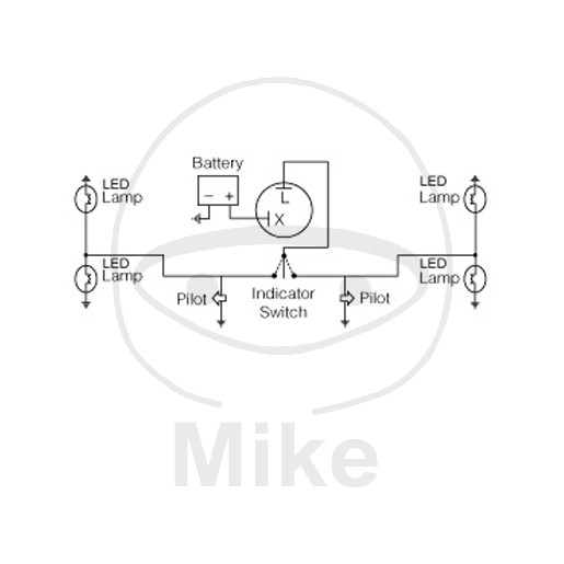 Obrázek produktu Přerušovač blinkrů JMP elektronický LED univerzální