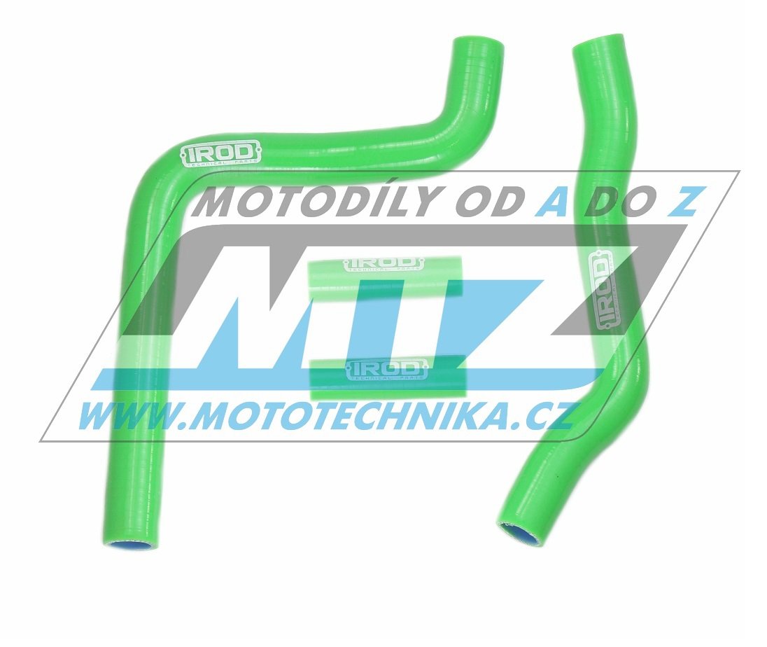 Obrázek produktu Hadice chladiče Kawasaki KX250 / 05-08 - zelené (sada ks) (IR010017) IR010017