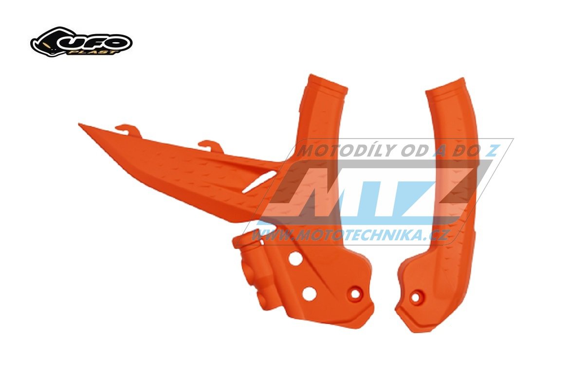 Obrázek produktu Kryty rámu KTM 125SX+150SX+250SX + 250SXF+350SXF+450SXF / 23-25 + EXC+EXCF / 24-25 - barva oranžová UF5020-07