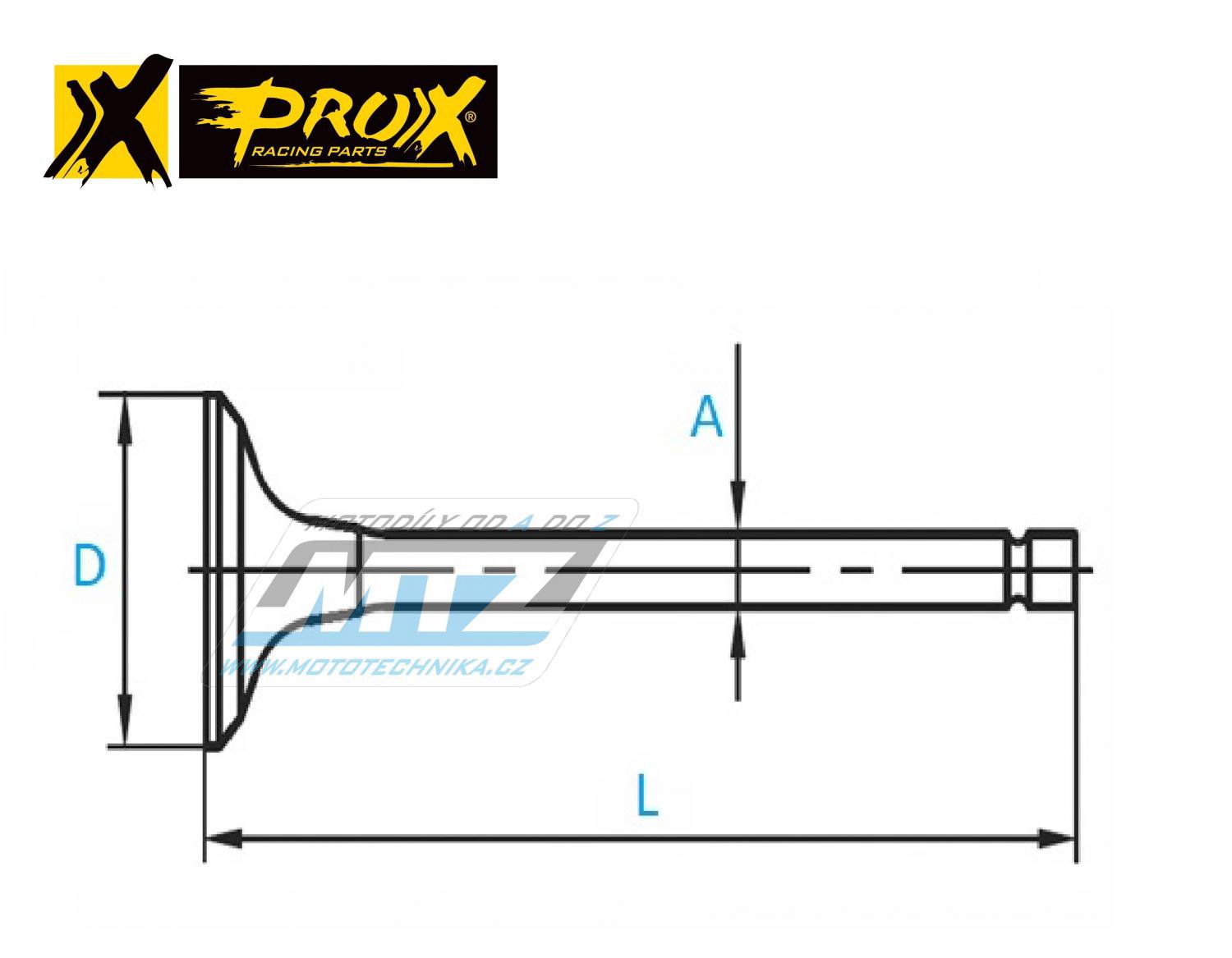 Obrázek produktu Titanový výfukový ventil PROX 28.2453-1